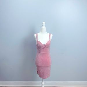Pink Sequin Mini Dress | AliExpress